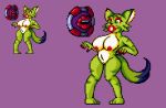  anthro big_breasts bimbo_lip bimbofication bimbofied breasts carol_tea colored_nails digital_media_(artwork) felid feline felis female freedom_planet freedom_planet_2 fur genitals green_body green_eyes green_fur implied_transformation low_res machine mammal markings nails nipples pixel_(artwork) pussy red_nails reinhardtsquare solo striped_markings stripes video_games wide_hips wildcat 