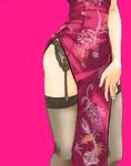  china_dress chinese_clothes close-up dress garter_belt garters mikado-robo original solo thighhighs 