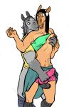  anthro breast_fondling breasts bulge dickgirl dickgirl/dickgirl duo equine erection fondling hand_on_breast handjob horse humanoid_penis intersex intersex/intersex mammal nipples open_mouth penis penis_outline ritts sex standing 