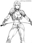  abs angry areola_slip areolae breasts cleavage collar crop_top earrings female gloves jewelry large_areola large_areolae large_breasts legs linda linda_(spikeout) midriff miniskirt monochrome muscle navel nipples no_bra panties pubic_hair puffy_nipples sandworks sega short_hair simple_background sketch skirt solo spikeout standing strap suna tattoo thong underwear whip white_background 