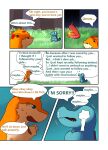  bodily_fluids charmeleon comic crying darrow0 english_text fire forest generation_1_pokemon generation_2_pokemon hi_res nintendo plant pokemon pokemon_(species) pol quilava speech_bubble tears text totodile tree video_games yuel 