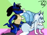  alolan_form alolan_ninetales anal anal_penetration anthro big_breasts big_butt black_hair blue_body blue_fur blue_hair breasts butt cecilia_(diverse_universe) curvaceous curvy_figure duo female fritz_(diverse_universe) fur generation_4_pokemon hair hi_res lucario male male/female nintendo penetration penile penile_penetration pokemon pokemon_(species) regional_form_(pokemon) thick_thighs tkd video_games voluptuous voluptuous_female 