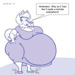  &copy; 2017 anthro belly big_belly big_breasts big_butt breasts butt canid canine canis clothing digit_ring digital_media_(artwork) domestic_dog dress english_text female footwear hair hyper hyper_belly hyper_pregnancy jewelry mammal open_mouth pregnant ring roxanne_(satsumalord) satsumalord shiba_inu shoes sketch solo spitz symbol text thick_thighs wedding_ring wide_hips 