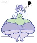  &copy; 2015 anthro belly big_butt bottomwear breasts butt canid canine canis chihuahua clothing digital_media_(artwork) domestic_dog eyewear female footwear glasses hair hi_res huge_butt huge_thighs legwear mammal maria_(satsumalord) overweight overweight_anthro overweight_female pear-shaped_figure question_mark satsumalord shoes short_stack sketch skirt solo speech_bubble stockings sweater sweater_vest symbol thick_thighs topwear toy_dog vest wide_hips work_shirt 
