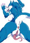  absurd_res anthro anus breasts butt female foot_ninja15 gaping gaping_anus genitals hi_res nipples nude pussy sergal solo spread_anus spreading 