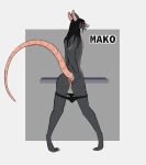  absurd_res anthro anus butt character_name clothed clothing dragonsponies female genitals hi_res mako_(dragonsponies) mammal murid murine panties panties_down partially_clothed presenting presenting_hindquarters pussy raised_tail rat rodent scar simple_background solo spread_butt spreading underwear underwear_down 