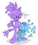  &lt;3 anthro blaze_the_cat blush bodily_fluids clothing domestic_cat duo eulipotyphlan felid feline felis female hedgehog hi_res leg_hug love male male/female mammal nervous sega simple_background smile sonic_the_hedgehog sonic_the_hedgehog_(series) spidercheetos sweat swimwear text 