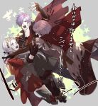  1boy 2girls absurdres armor bangs breasts cape closed_mouth dress edelgard_von_hresvelg fire_emblem fire_emblem:_three_houses fire_emblem_warriors:_three_hopes gloves hair_bun hair_ornament hair_over_one_eye highres illust_mi long_hair long_sleeves medium_hair monica_von_ochs multiple_girls official_alternate_costume official_alternate_hairstyle purple_eyes purple_hair red_eyes red_hair shez_(fire_emblem) shez_(fire_emblem)_(male) short_hair simple_background smile white_hair 