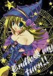  bare_shoulders blonde_hair boots breasts cleavage cover_page dark_magician_girl detached_sleeves doujin_cover duel_monster female green_eyes hat helm helmet hexagram large_breasts long_hair magic_circle magical_girl open_mouth pentacle pentagram skirt smile star takanae_kyourin takanaedoko thai wand yu-gi-oh! yugioh yuu-gi-ou_duel_monsters 
