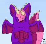  chibi dragon girly rouarts_(artist) scalie spinky_wings_(character) 