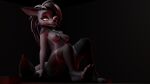 anthro black_claws blender_(artwork) blender_cycles_(artwork) canid canid_demon canine claws clothing demon digital_media_(artwork) feet_up female fur grey_body grey_fur grey_hair hair hellaverse hellhound helluva_boss hi_res hvllhnd legwear looking_at_viewer loona_(helluva_boss) mammal mythological_canine mythological_creature mythology nude red_light red_sclera solo thigh_highs watermark