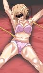  animated animated_gif armpits backscratcher bdsm belly bikini blindfold blonde_hair bob_cut bondage bound bound_arms bra breasts choppy_bangs hair_flaps highres large_breasts midriff molestation navel panties pink_bikini pink_bra pink_panties poking seiki-chan49 seikon_no_qwaser short_hair stomach sweat sweaty_armpits swimsuit teasing teresa_beria thick_thighs thighs tickle_torture tickling tickling_armpits tickling_stomach underwear underwear_only very_sweaty 
