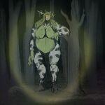 anthro birch_tree branch branch_horn breasts darkness female forest hi_res horn leshy mythology night plant plant_horn pregnant pseudo_horn raining solo tree vein veiny_breasts vwpologt