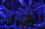 ambiguous_fluids anal anal_penetration animal_genitalia animal_penis balls bestiality big_balls black_balls black_body black_fur black_penis canine_genitalia canine_penis claws duo felid feral feral_on_taur feral_penetrated fur genitals grey_body grey_fur hi_res hybrid_genitalia hybrid_penis inside killthe_demon lying male male/male male_feral male_penetrated male_penetrating male_penetrating_male male_taur mammal on_back oral oral_penetration penetration penile penile_penetration penile_spines penis penis_in_ass red_penis sex spread_legs spreading taur taur_penetrating taur_penetrating_feral tentacle_around_chest tentacle_around_leg tentacle_around_penis tentacle_around_tail tentacle_in_ass tentacle_in_mouth tentacle_penetration tentacle_sex tentacles white_claws yellow_eyes
