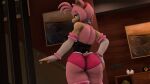  anthro bedroom_eyes butt clothed clothing cosplay eulipotyphlan female green_eyes hair hedgehog hi_res looking_at_viewer mammal narrowed_eyes pink_body pink_hair pose raised_tail seductive sega solo sonic_the_hedgehog_(series) tight_clothing video_games warfare_machine 