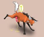  animal_genitalia animal_penis balls bodily_fluids canid canine canine_penis erection feral genital_fluids genitals knot male mammal maned_wolf penis resper_(artist) resper_(character) solo urine watersports 