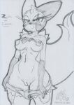  2022 anthro areola bedroom_eyes blush bodily_fluids bottomwear bottomwear_down bottomwear_pull breasts cleft_of_venus clothed clothing clothing_pull cutoffs daisy_dukes denim denim_clothing female flashing flashing_pussy fluffy fluffy_tail generation_3_pokemon genital_fluids genitals graphite_(artwork) head_tuft hotpants looking_at_viewer lunaris_parukia mostly_nude narrowed_eyes navel nintendo nipples nude pants pants_down pants_pull partially_clothed pokemon pokemon_(species) pokemorph pussy pussy_juice seductive shorts shoulder_tuft smile smiling_at_viewer solo teasing topless traditional_media_(artwork) tuft video_games zangoose zelia_(lunaris_parukia) 
