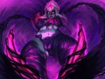  blood bodily_fluids breasts camel_toe demon evelynn_(lol) female genital_outline hi_res humanoid league_of_legends magic pinup pose pussy_outline riot_games shadow solo stronkfurry video_games 