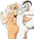  anthro anthro_on_anthro anthro_penetrated anthro_penetrating anthro_penetrating_anthro arthropod blonde_mane canid canine duo faeki_(character) female fox fur hair hi_res insect lepidopteran looking_at_viewer looking_pleasured male male/female mammal mane mishong nude pata penetration pulling_hair sex touching_hair white_body white_fur 
