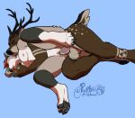  andromorph andromorph/male andromorph_penetrated anthro anthro_on_anthro anthro_penetrated anthro_penetrating anthro_penetrating_anthro balls black_antlers black_body black_fur black_pawpads blue_background bodily_fluids brown_body brown_fur brown_hair canid cervid clitoris duo erection eyes_closed fur genital_fluids genitals glistening glistening_pawpads grey_balls grey_body grey_fur hair intersex intersex/male intersex_penetrated looking_pleasured male male_penetrating male_penetrating_andromorph male_penetrating_intersex mammal nude pawpads penetration penile penile_penetration penis penis_in_pussy pupbii pussy_juice pussy_juice_on_balls pussy_juice_on_penis pussy_juice_string red_clitoris red_hair sex short_hair signature simple_background spots spotted_body spotted_fur spread_legs spreading vaginal vaginal_penetration white_body white_fur 