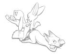  2021 anthro anthro_on_anthro canid canine cuckold disney female fennec finnick fox from_behind_position group height_assist hi_res judy_hopps lagomorph larger_female leporid line_art male male/female mammal monochrome nick_wilde rabbit sex size_difference smaller_male the_giant_hamster zootopia 