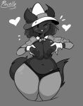  &lt;3 anthro big_breasts bottomwear bow_tie breast_squish breasts canid canine clothing curvaceous curvy_figure female fox gloves handwear hat headgear headwear hi_res mammal pants pixcella_(pixcello) pixcello slightly_chubby solo squish tongue tongue_out voluptuous voluptuous_female witch_hat 