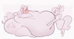  2021 accessory apple_bloom_(mlp) belly big_belly blush bow_ribbon crown cutie_mark diamond_tiara_(mlp) duo earth_pony embrace equid equine female feral friendship_is_magic hair_accessory hair_bow hair_ribbon hasbro horse hug hyper hyper_belly mammal monochrome morbidly_obese morbidly_obese_female morbidly_obese_feral my_little_pony obese obese_female obese_feral overweight overweight_female overweight_feral pony ribbons ridiculouscake simple_background sitting smile tiara white_background 