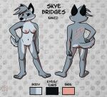 butch_(disambiguation) canid canine canis collar female gray hi_res mammal model_sheet wolf 