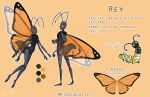  arthropod butterfly caterpillar flashquatsch insect larva lepidopteran male monarch_butterfly rey_(flashquatsch) solo 