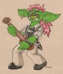  bard dungeons_and_dragons goblin gobtober gobtober_2022 hasbro humanoid lute musical_instrument plucked_string_instrument run_rabbit_bounce string_instrument wizards_of_the_coast 