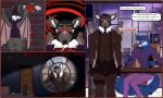 absurd_res bat bat_wings big_penis bodily_fluids bulge burglar caine_latrans_(artist) canid canine catsuits clothed clothing dialogue drone drone_commander drool_on_face fox genital_fluids genitals hi_res hypnosis infiltration latex latex_clothing latex_skinsuit male mammal membrane_(anatomy) membranous_wings memory_erasure mind_control objectification pantsless parade_rest penis personality_change precum precum_through_clothing simple_background skinsuit spiral spiral_eyes spiral_screen submissive submissive_male tenting text_emphasis textured_background tight_clothing wet wet_clothing wings