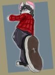 ambiguous_gender annoyed anthro clothing dirty_shoes duo footwear forced humanoid intersex intersex/male john_(ratfucker616) male mammal micro murid murine rat ratfucker616 rodent shoes stepped_on stuck_to_foot unimpressed