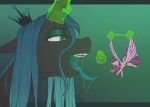 2026 bodily_fluids changeling_(mlp) crown digital_media_(artwork) drooling duo equid equine feathered_wings feathers female female/female feral friendship_is_magic hair hasbro headgear hi_res horn horse imminent_vore mammal micro multicolored_hair my_little_pony mythological_creature mythological_equine mythology open_mouth pony princess_cadance_(mlp) queen_chrysalis_(mlp) saliva saliva_on_tongue saliva_string sharp_teeth simple_background size_difference stray_prey tail teeth tongue tongue_out winged_unicorn wings 