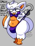 3_toes animal_humanoid blush blush_stickers bow_tie bulge canid canid_humanoid canine canine_humanoid cat_smile cheek_spots clothing clothing_pull english_text eyebrows feet fingers five_nights_at_freddy's five_nights_at_freddy's_world fox fur grey_background half-closed_eyes hook hook_hand humanoid lolbit_(fnaf) lolbit_(frickbear's) looking_at_viewer male mammal mammal_humanoid multicolored_body narrowed_eyes navel no_pupils orange_body raised_eyebrows scottgames signature simple_background tail teasing teasing_viewer text thick_thighs toes tongue tongue_out toni_oni two_tone_body underwear underwear_pull white_body white_fur