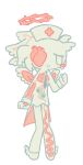  1other blush_stickers bomal1215 brain closed_mouth colored_skin full_body halo head_wings heart_(organ) highres necktie original see-through_body simple_background single_blush_sticker smile solo veins white_background white_skin white_wings winged_shoes wings 