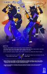  absurd_res bastet_(kyu-maru) clothing costume deity domestic_cat dual_eyes dual_persona ear_piercing egyptian egyptian_clothing egyptian_mythology felid feline felis female greek greek_clothing heterochromia hi_res kyu-maru mammal middle_eastern_mythology mix_outfit model_sheet mythology piercing pose solo staff 