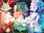 anthro big_breasts bodily_fluids breasts cum delphox female female/female food food_fetish generation_6_pokemon generation_7_pokemon generation_9_pokemon genital_fluids genitals group hi_res mammal meowscarada nintendo nipples nude pokemon pokemon_(species) poreeveelutinfp primarina smile trio vulva