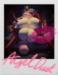 absurd_res angel_dust anthro anus arachnid areola arthropod balls big_balls big_breasts big_butt big_penis bimbo_(fashion) bimbofied breasts butt city gangtie genitals gun gynomorph hazbin_hotel hellaverse herm hi_res huge_balls huge_breasts huge_butt huge_penis huge_thighs hyper hyper_balls hyper_breasts hyper_butt hyper_genitalia hyper_lips hyper_penis hyper_thighs hyper_vulva intersex kiss_mark lips nipples penis polaroid_photo public public_nudity puffy_anus puffy_areola puffy_nipples ranged_weapon solo spider submachine_gun thick_lips thick_thighs thompson_gun weapon