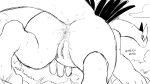 16:9 2026 4_fingers anthro anus artist_name big_butt big_tail black_and_white butt cloud digital_drawing_(artwork) digital_media_(artwork) feet female female_anthro fingers generation_2_pokemon genitals glistening glistening_eyes grass hi_res huge_butt legendary_pokemon looking_at_viewer looking_back looking_back_at_viewer lugia monochrome mouth_closed nintendo nude nude_anthro nude_female outside plant pokemon pokemon_(species) rear_view sketch solo tail text toes vulva widescreen winick-lim