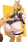 absurd_res anthro big_breasts big_butt breasts butt capikeeta felid female hi_res huge_breasts huge_butt mammal mask mihoyo pulchra_fellini solo zenless_zone_zero