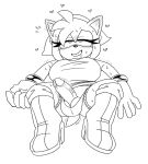 accessory alternate_version_at_source amy_rose anthro balls blush bodily_fluids boots bracelet clothing dress drooling erection eulipotyphlan eyelashes footwear genitals gynomorph hair_accessory hairband heart_symbol hedgehog hi_res intersex jewelry legwear looking_pleasured mammal penis saliva sega shenadical shoes smile solo sonic_the_hedgehog_(series) sweat tail tail_motion tailwag thigh_boots thigh_highs
