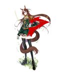  absurdres aiguillette animal_ears ascot black_shoes black_thighhighs blush brown_hair buttons cape closed_mouth commentary deersightings double-breasted earrings epaulettes full_body gloves green_jacket green_skirt hair_between_eyes highres horse_ears horse_girl horse_tail jacket jewelry long_hair long_sleeves medal multicolored_hair purple_eyes red_cape shoes side_cape single_earring single_epaulette skirt streaked_hair symboli_rudolf_(emperor's_path)_(umamusume) symboli_rudolf_(umamusume) tail thighhighs umamusume white_ascot white_gloves white_hair 