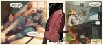anal anthro aquatic avian balls bird blush butt clothed clothing comic doll duo fish forfun2 genitals hi_res hybrid kigurumi knot male male/male mammal mango masturbation murid murine office onesie paws penetration penis portal procyonid public public_use raccoon rat rodent sex shark vintage voodoo voodoo_penetration work