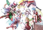  3boys 6+girls :d ;) absurdres alice_zuberg alice_zuberg_(sao-alo) animal_ear_fluff animal_ears asuna_(sao) asuna_(sao-alo) bare_arms bell belt black_belt black_boots black_dress black_hair black_pantyhose black_thighhighs black_wings blonde_hair bloomers blue_hair blue_wings blush boots braid breasts brown_hair brown_wings capelet cat_ears cat_tail character_request christmas closed_mouth commentary_request cosplay double-parted_bangs dragon dress dutch_angle elbow_gloves fake_antlers feathered_dragon floating forehead frilled_boots frills fur-trimmed_boots fur-trimmed_capelet fur-trimmed_dress fur-trimmed_gloves fur-trimmed_headwear fur-trimmed_wrist_cuffs fur_trim gloves gold_trim goutokuji_mike goutokuji_mike_(cat) green_pants green_scarf green_shirt green_wings grin hair_between_eyes hat highres holding holding_hands holding_sack jacket kirito klein_(sao) klein_(sao-alo) knee_boots leafa_(sao) leg_up lisbeth_(sao) lisbeth_(sao-alo) long_hair long_sidelocks long_sleeves looking_at_another looking_at_viewer medium_breasts medium_hair messy_hair mini_person minigirl multicolored_boots multicolored_shirt multiple_boys multiple_girls neck_bell one_eye_closed pants pantyhose parted_bangs pina_(sao) pink_hair pink_wings pointy_ears pom_pom_(clothes) purple_hair purple_wings red_boots red_capelet red_dress red_gloves red_hat red_jacket red_ribbon red_scarf red_wrist_cuffs ribbon sack santa_costume santa_dress santa_hat sarasara_shoyu scar scar_across_eye scar_on_face scarf shirt short_dress short_hair short_sleeves sidelocks silica silica_(sao-alo) simple_background sinon sinon_(sao-alo) sleeveless sleeveless_dress sleeveless_shirt small_breasts smile straight_hair sword_art_online:_unital_ring tail tail_ornament tail_ribbon teeth thighhighs tongue transparent_wings twin_braids two-tone_boots two-tone_dress two-tone_pants two-tone_scarf upper_teeth_only white_background white_bloomers white_fur white_gloves white_shirt wings wrist_cuffs yellow_wings yui_(sao) yui_(sao)_(cosplay) yuuki_(sao) 