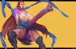  absurdres animal_penis arthropod_girl eraanthe futanari highres horse_penis large_penis monster_girl non-web_source original penis spider_girl 