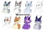  absurd_res anthro asuri_(brawlhalla) brawlhalla breasts byghosteduard cute_expression eye_patch eyewear felid feline female fur green_eyes grey_body group hi_res lion mammal pantherine simple_background smile 