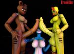  3d_(artwork) 4k animal_genitalia animal_penis animatronic ball_fondling ball_grab balls big_balls big_penis bonnie_(fnaf) breasts chica_(fnaf) digital_media_(artwork) equine_penis erection female fist five_nights_at_freddy&#039;s fondling freddy_(fnaf) freekiller frottage genitals glowing glowing_eyes group hi_res holding_penis huge_balls huge_penis intersex intersex/female looking_at_another looking_up machine masturbation no_penetration penis robot rock_paper_scissors scissors scottgames sex source_filmmaker trio video_games 