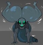  alien alien_humanoid balls big_balls big_butt big_penis black_eyes butt cream_(repomorame) genitals grey_body handstand hi_res huge_balls huge_butt huge_penis huge_thighs humanoid hyper hyper_balls hyper_genitalia hyper_penis looking_at_viewer male nude open_mouth penis repomorame roswell_grey solo thick_thighs 