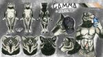  abs animal_genitalia animal_penis anthro balls canid canine canine_penis canis domestic_dog frat_boy furry_balls genitals male mammal model_sheet muscular pantsu_smiley penis sheath shiba_inu solo spitz weight_gain wolf 