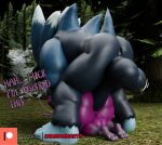  3d_(artwork) all_fours anal anal_penetration anthro anus backsack balls big_balls big_butt big_penis blue_body blue_fur butt camseven dark_gaia digital_media_(artwork) duo english_text erection eulipotyphlan from_behind_position fur genitals girly grey_hair hair hi_res male male/male male_penetrated male_penetrating male_penetrating_male mammal mounting muscular muscular_male outside_sex penetration penis perineum purple_body purple_fur sega sex size_difference sonic_the_hedgehog sonic_the_hedgehog_(series) sonic_the_werehog sonic_unleashed teapot_(body_type) text thick_thighs unknown_species watermark were wereeulipotyphlan werehog wide_hips wings 